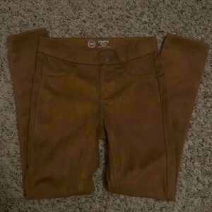 Faux suede leggings size 7/8